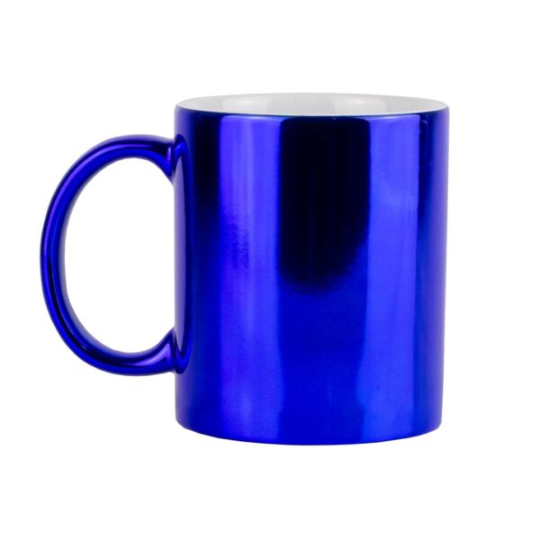 Mug Espejo Metalizado Azul 11 oz para Sublimación