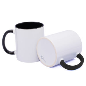 Mug Oreja Y Color Interno Negro