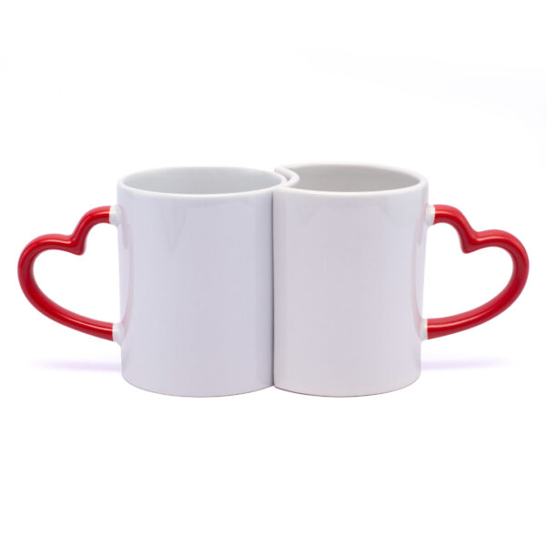 Mug Pareja Oreja De Corazon Rojo