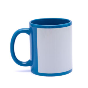 Mug Recuadro Azul Claro
