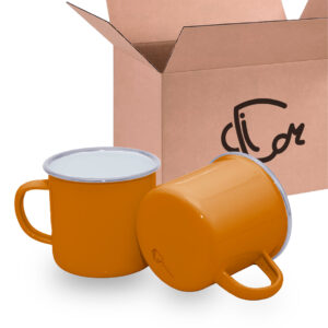 Mug Peltre Amarillo Borde Gris Caja X36 Und