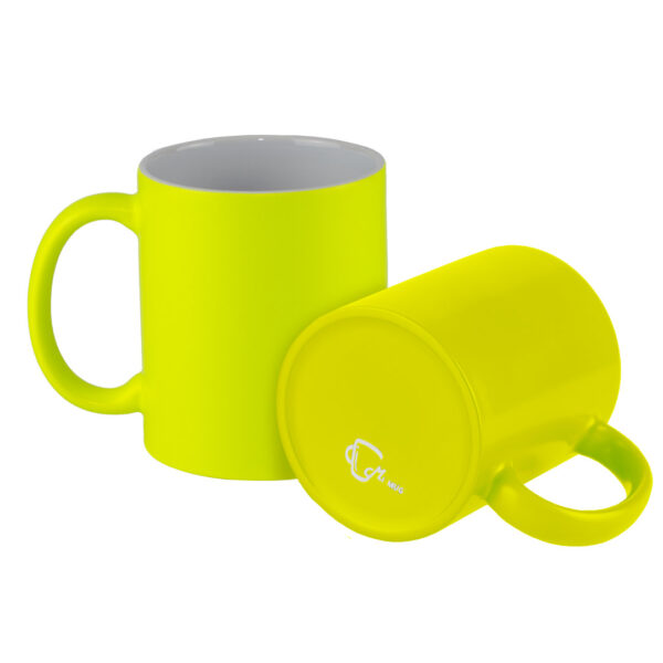 Mug Neón 11 Oz Amarillo