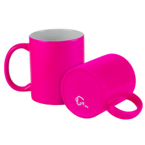 Mug Neón 11 Oz Fucsia