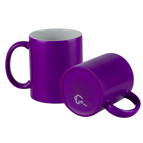 Mug Neón 11 Oz Morado