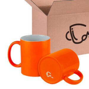 Mug Neón 11 Oz Naranja Caja X36 Und