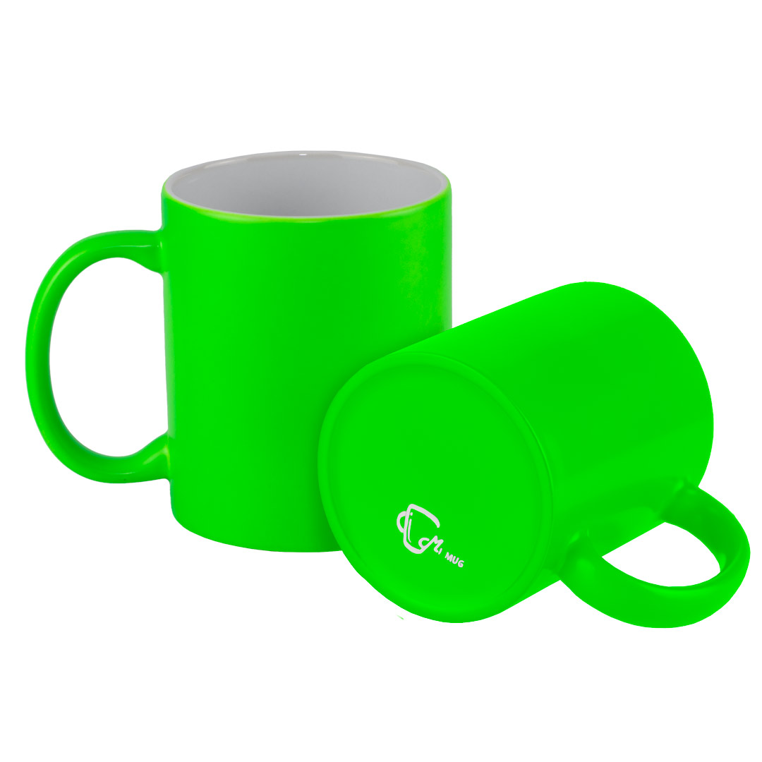 Mug Neón 11 Oz Verde