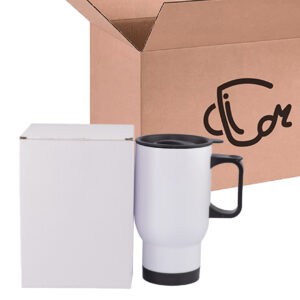 Termo Carro Blanco 16 Oz Caja X48 Und