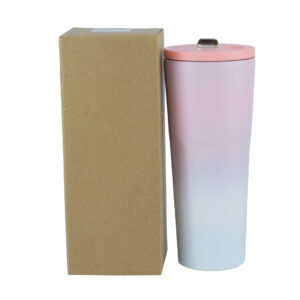 Termo Doble Pitillo Acero Inoxidable Rosa