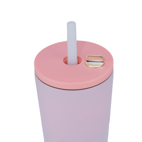 Termo Doble Pitillo Acero Inoxidable Rosa - Imagen 3