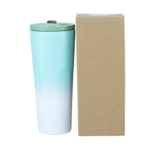 Termo Doble Pitillo Acero Inoxidable Verde Menta