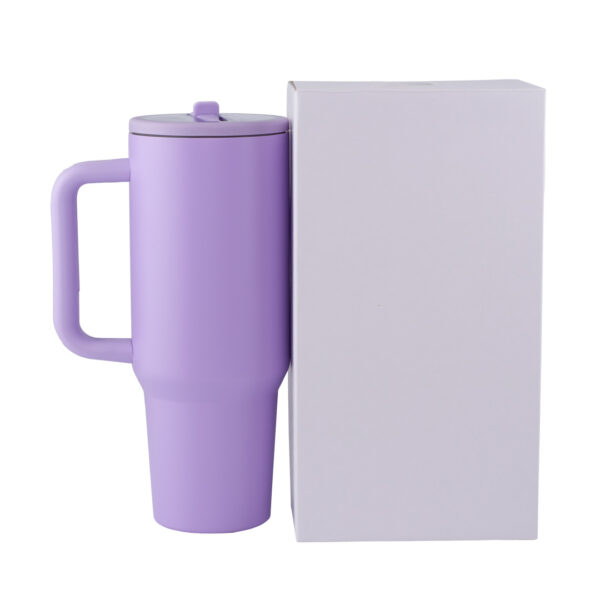 Termo Sport Bombilla Con Manija Acero Inoxidable 40 Oz Lila