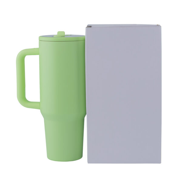 Termo Sport Bombilla Con Manija Acero Inoxidable 40 Oz Verde Manzana