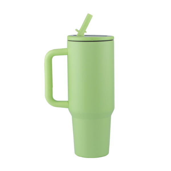 Termo Sport Bombilla Con Manija Acero Inoxidable 40 Oz Verde Manzana - Imagen 2