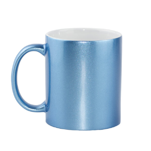 Mug Escarchado Glitter 11 Oz Azul Caja X36 unidades - Imagen 3