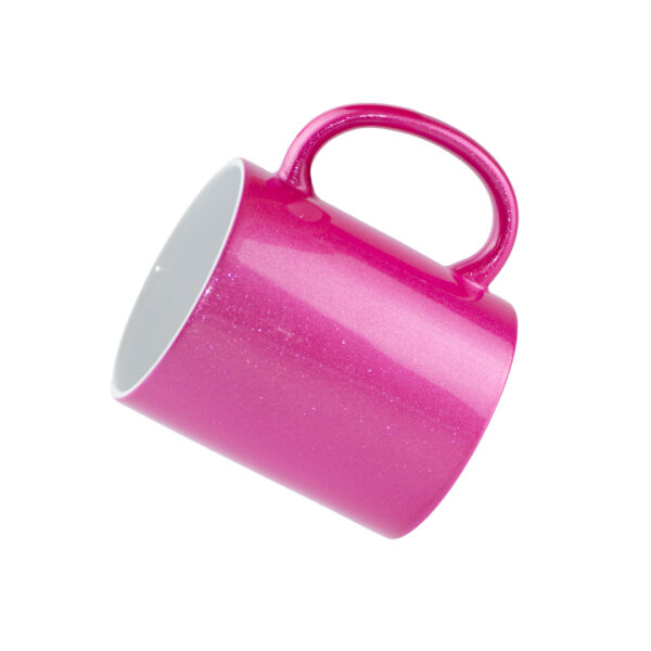 Mug Escarchado Glitter 11 Oz Rosado Caja X36 unidades - Imagen 3